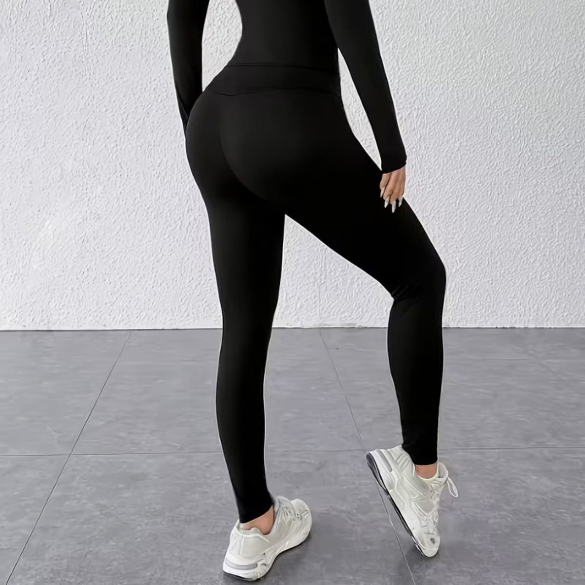 2Pc Zipper Gym Suit for Girls and Women